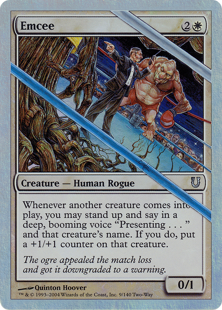 Emcee (Alternate Foil) (UNH-009) - Unhinged Foil
