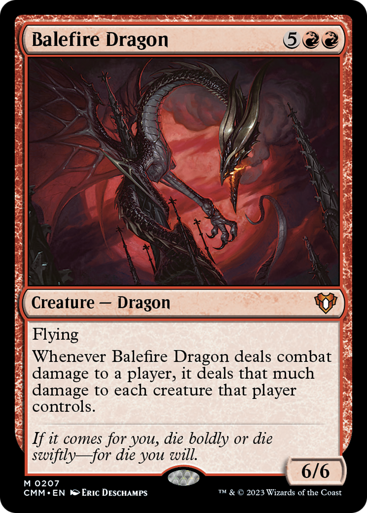 Balefire Dragon [Commander Masters] | The CG Realm