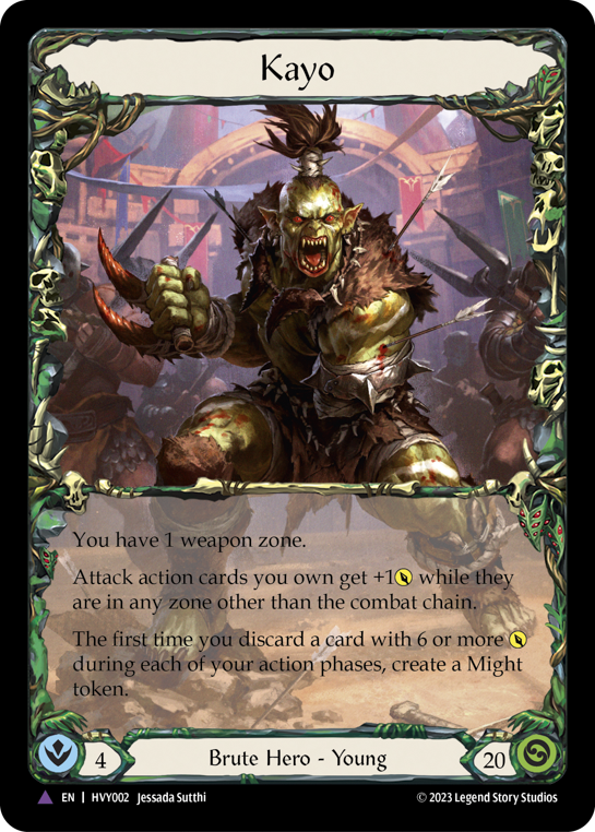 Kayo (Marvel) [HVY002] (Heavy Hitters)  Cold Foil | The CG Realm