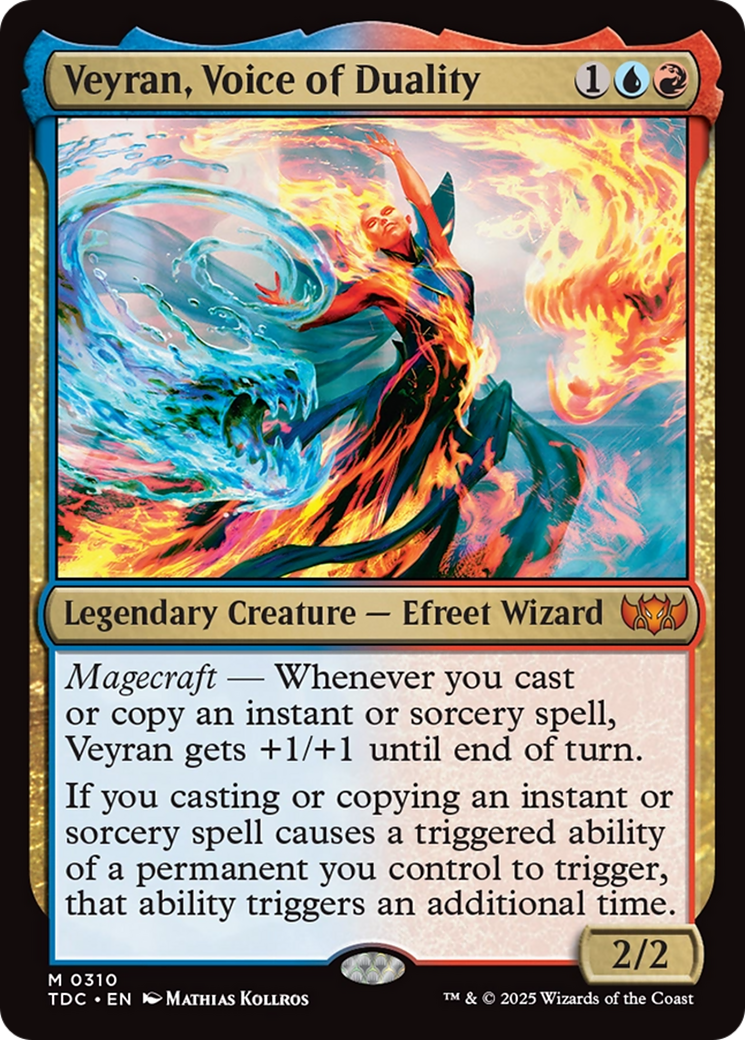 Veyran, Voice of Duality [Tarkir: Dragonstorm Commander] | The CG Realm