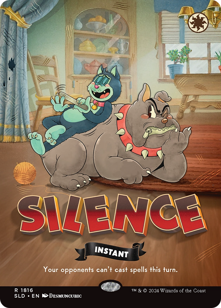 Silence (1816) (Rainbow Foil) [Secret Lair Drop Series] | The CG Realm