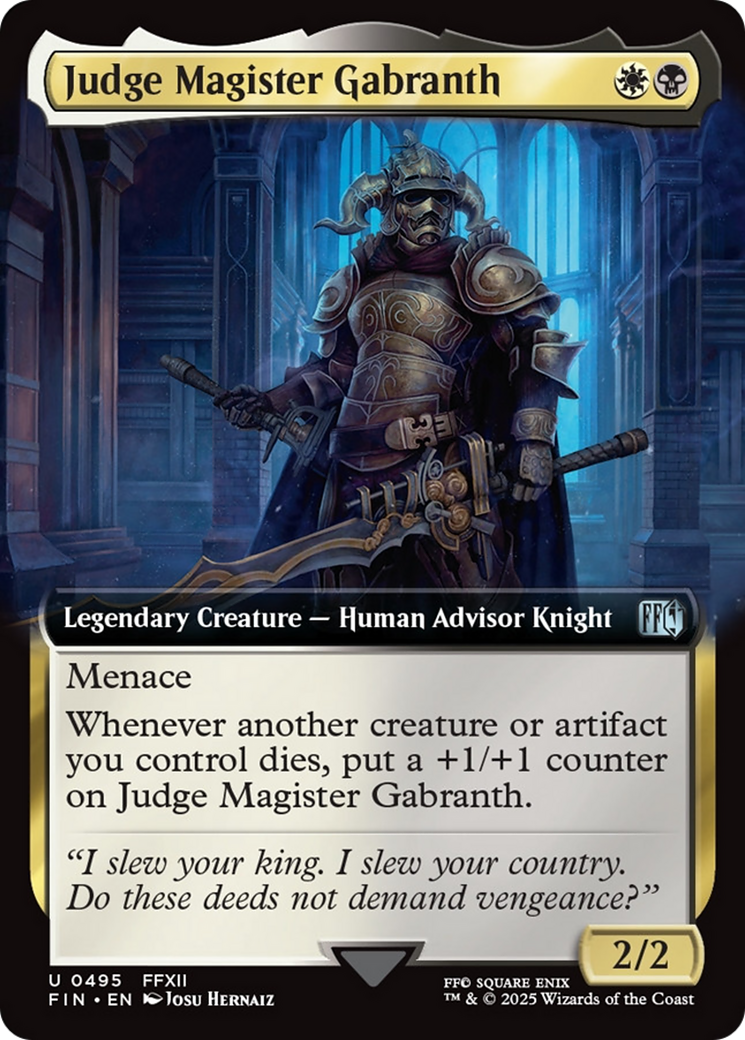 Judge Magister Gabranth (Extended Art) [FINAL FANTASY] | The CG Realm