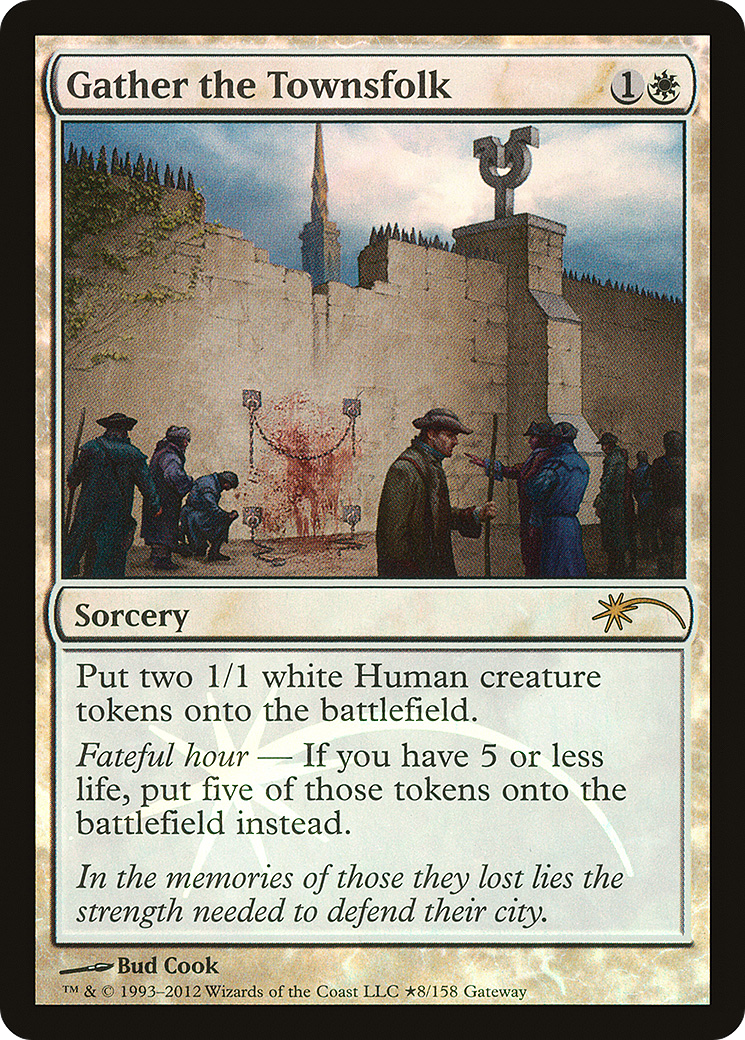 Gather the Townsfolk (WPN-079) - Wizards Play Network 2012 Foil