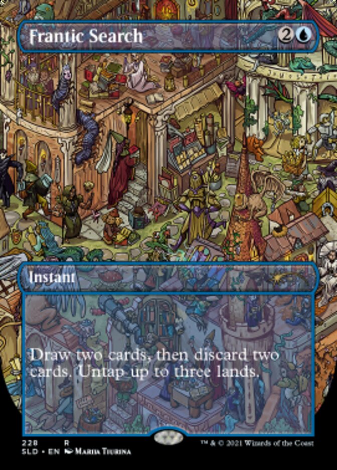 Frantic Search (Borderless) [Secret Lair Drop Series] | The CG Realm
