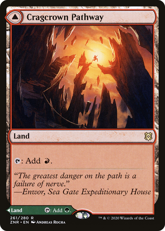 Cragcrown Pathway (ZNR-261) - Zendikar Rising