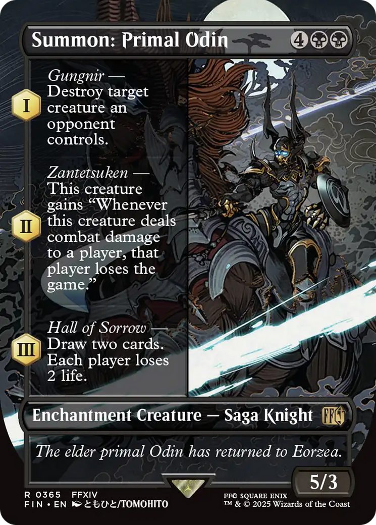 Summon: Primal Odin (Borderless) [FINAL FANTASY] | The CG Realm