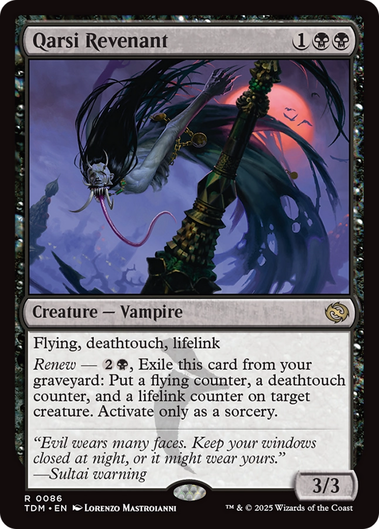 Qarsi Revenant [Tarkir: Dragonstorm] | The CG Realm