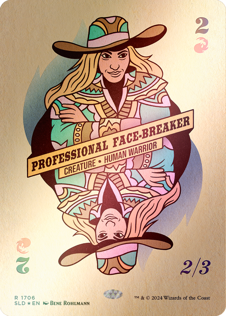 Professional Face-Breaker (Rainbow Foil) [Secret Lair Drop Series] | The CG Realm