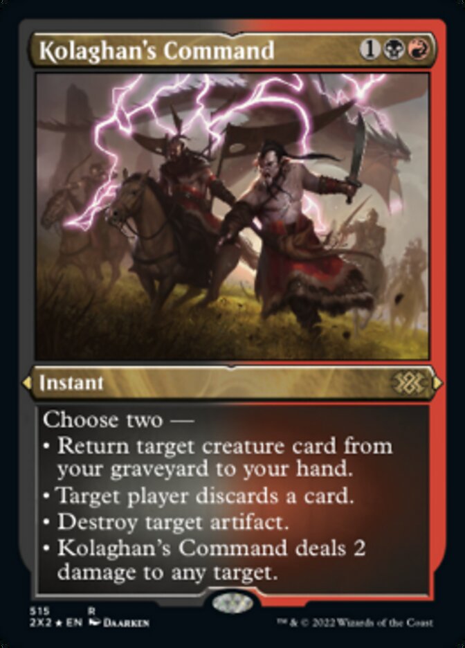 Kolaghan's Command (Foil Etched) [Double Masters 2022] | The CG Realm