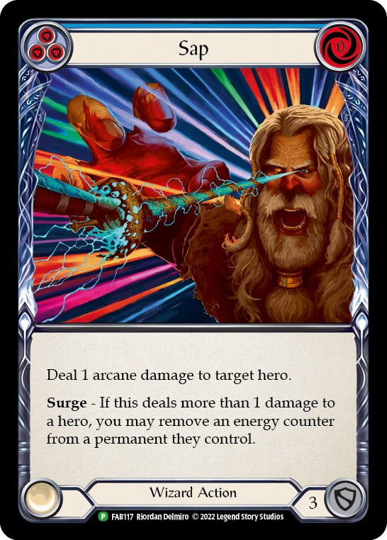 Sap (Blue) [FAB117] (Promo)  Rainbow Foil | The CG Realm