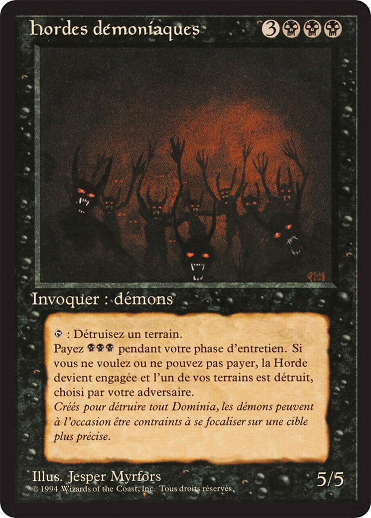 Demonic Hordes (FBB-) - Foreign Black Border