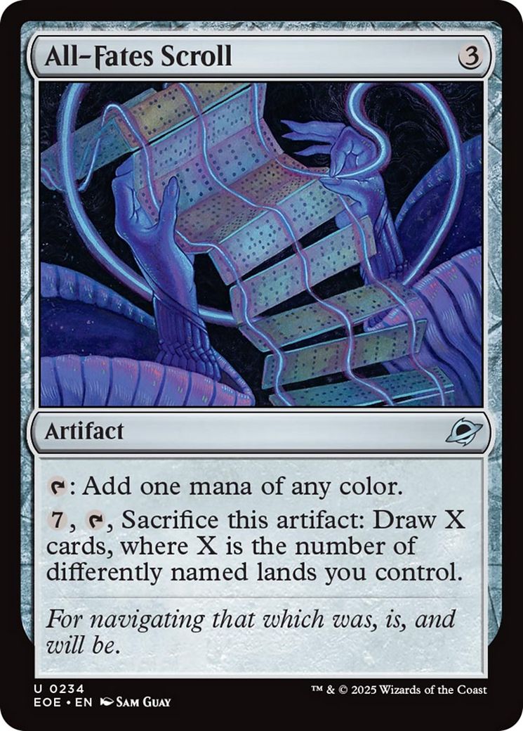 All-Fates Scroll [Edge of Eternities] | The CG Realm