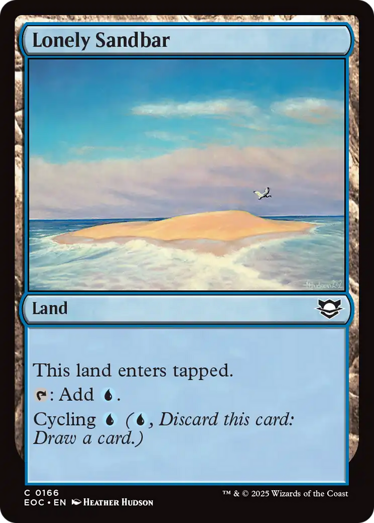 Lonely Sandbar [Edge of Eternities Commander] | The CG Realm