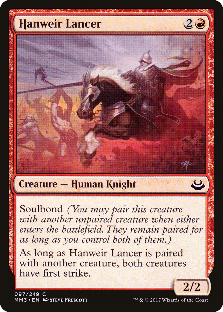 Hanweir Lancer (MM3-097) - Modern Masters 2017