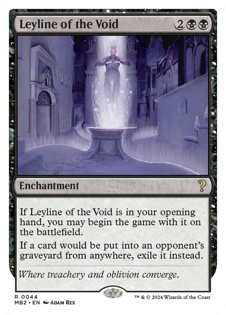 Leyline of the Void (White Border) [Mystery Booster 2] | The CG Realm