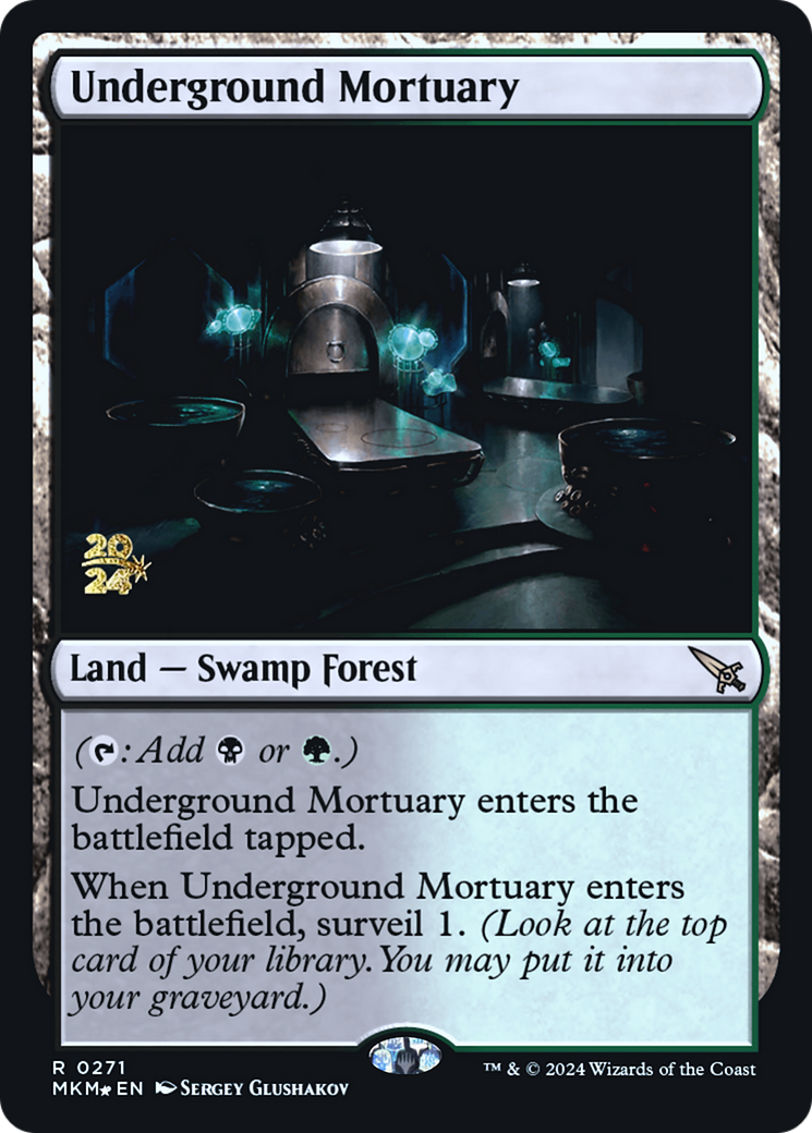 Underground Mortuary [Murders at Karlov Manor Prerelease Promos] | The CG Realm