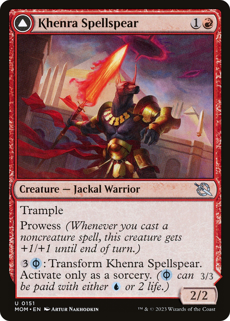 Khenra Spellspear (MOM-151) - March of the Machine