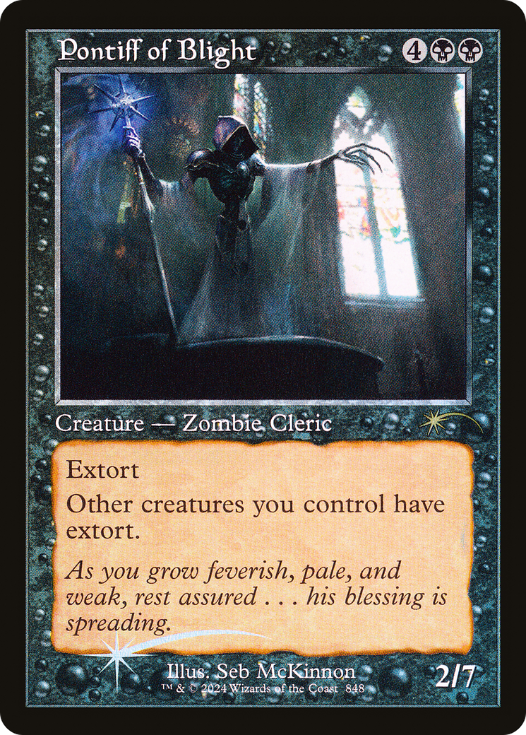 Pontiff of Blight (Retro Frame) [Secret Lair Drop Series] | The CG Realm