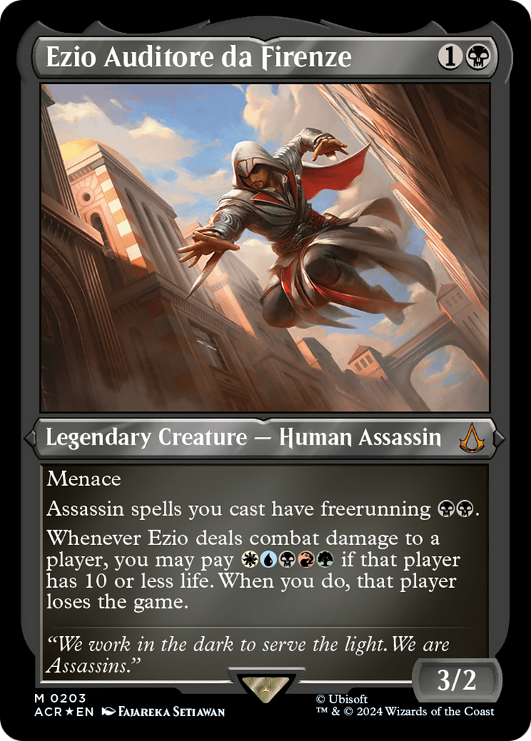 Ezio Auditore da Firenze (Foil Etched) [Assassin's Creed] | The CG Realm