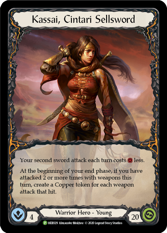 Kassai, Cintari Sellsword [HER029] (Promo)  Cold Foil | The CG Realm