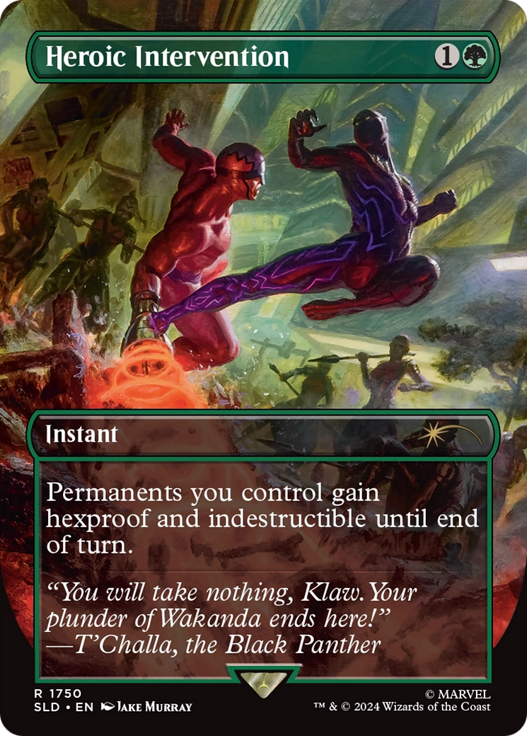 Heroic Intervention (Rainbow Foil) [Secret Lair Drop Series] | The CG Realm