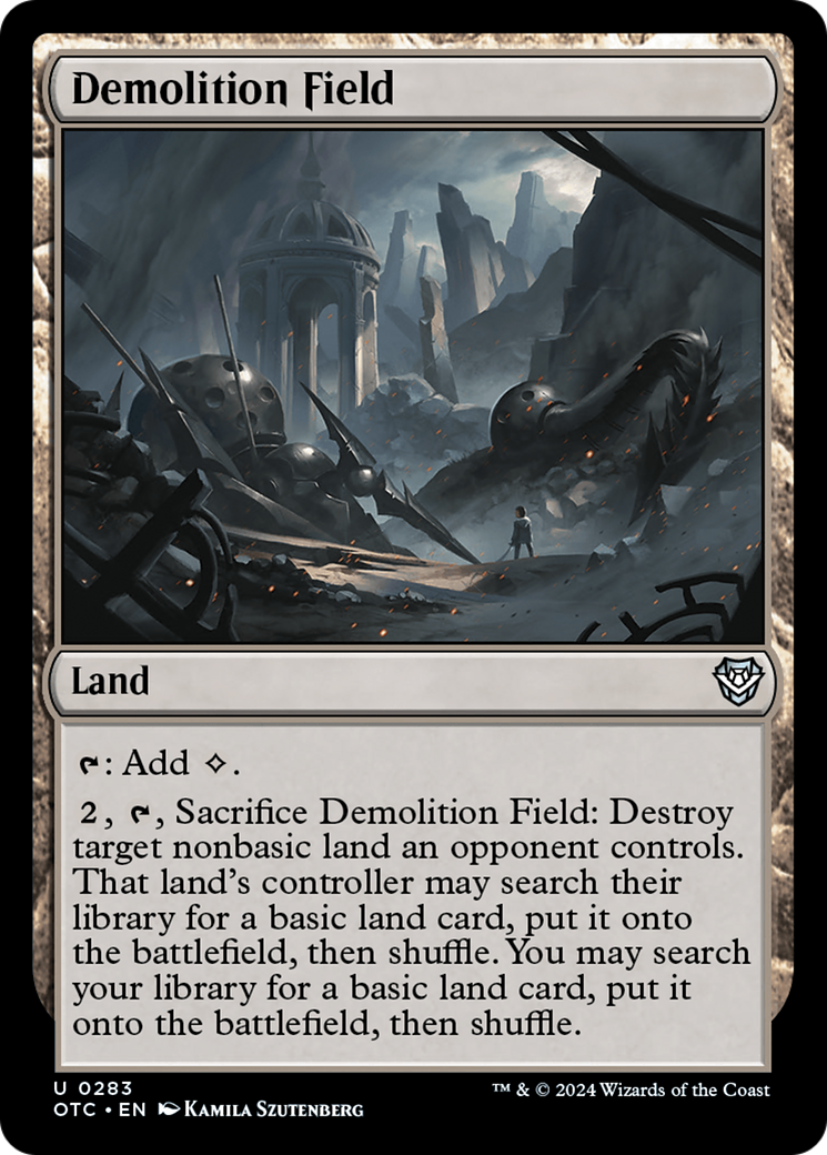 Demolition Field [Outlaws of Thunder Junction Commander] | The CG Realm