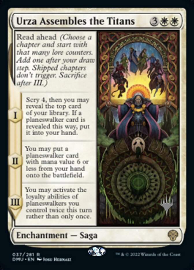 Urza Assembles the Titans (Promo Pack) [Dominaria United Promos] | The CG Realm