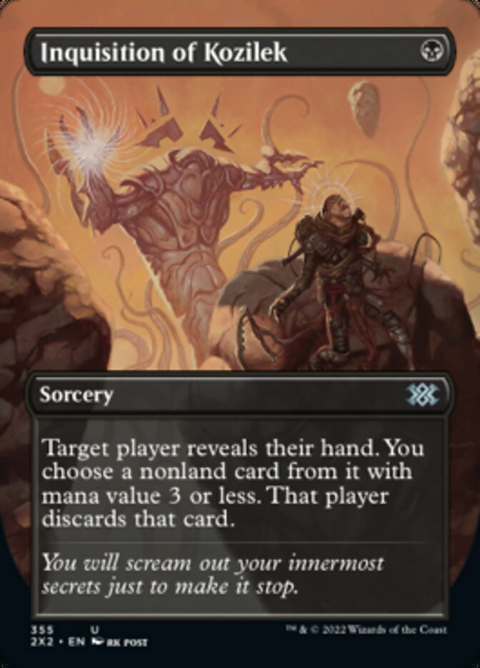 Inquisition of Kozilek (Borderless Alternate Art) [Double Masters 2022] | The CG Realm