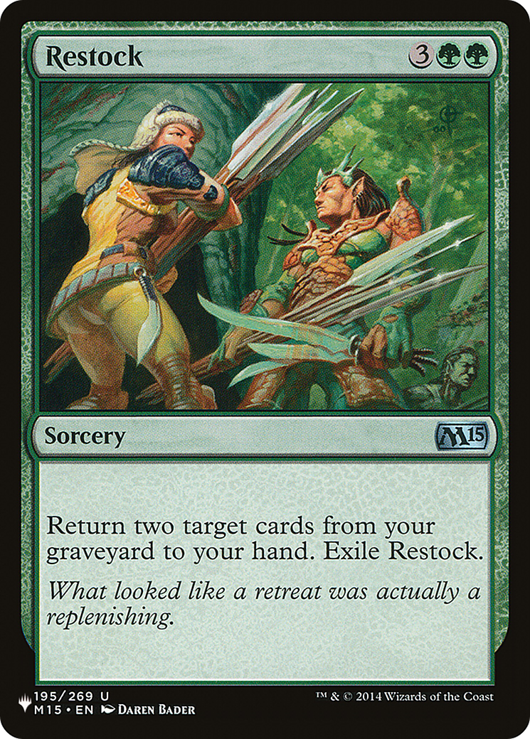 Restock [The List] | The CG Realm