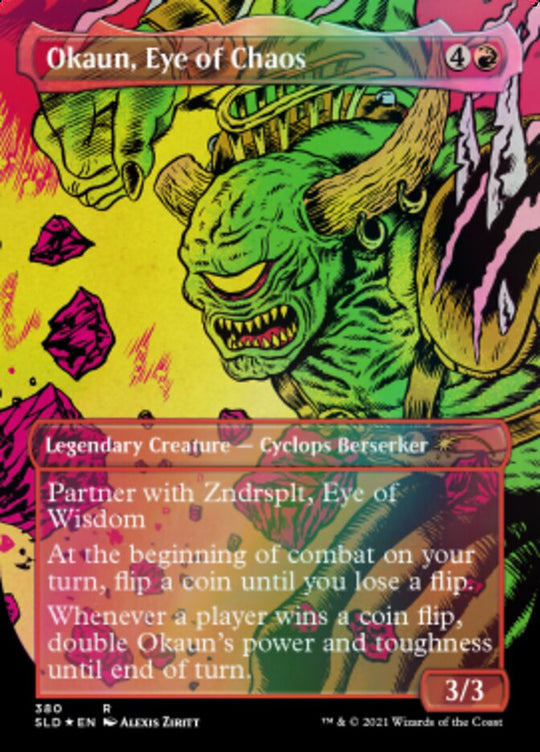 Okaun, Eye of Chaos (SLD-380) - Secret Lair Drop (Borderless)