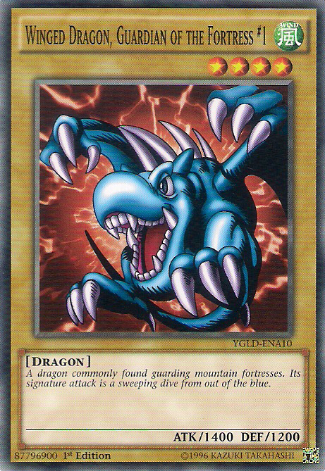 Winged Dragon, Guardian of the Fortress #1 [YGLD-ENA10] Common | The CG Realm