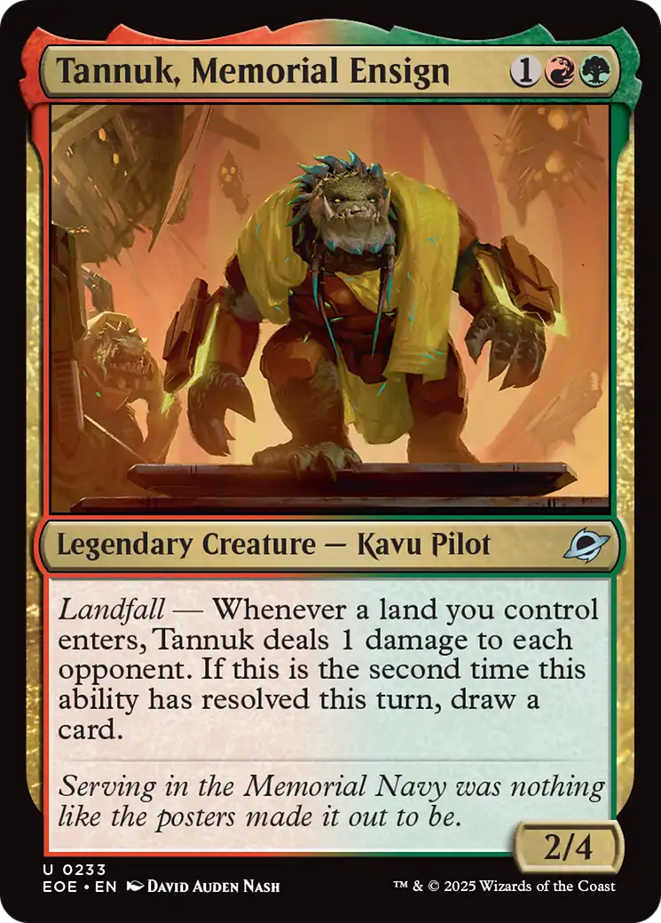 Tannuk, Memorial Ensign [Edge of Eternities] | The CG Realm