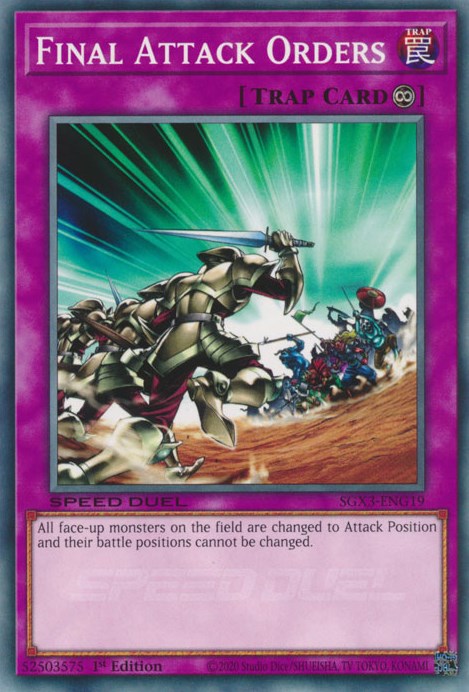 Final Attack Orders [SGX3-ENG19] Common | The CG Realm