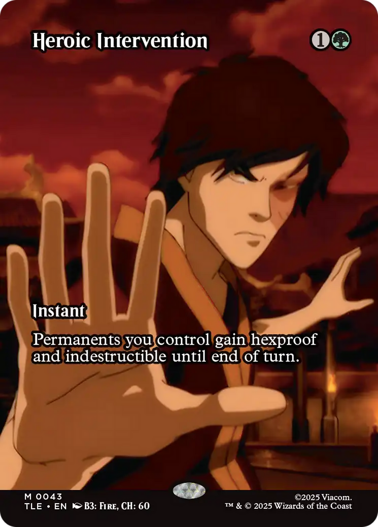 Heroic Intervention (Borderless) [Avatar: The Last Airbender: Eternal-Legal] | The CG Realm