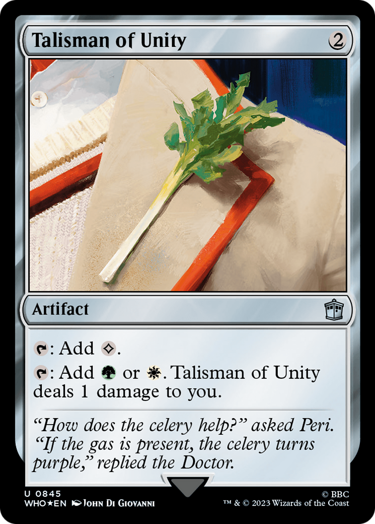 Talisman of Unity (Surge Foil) [Doctor Who] | The CG Realm
