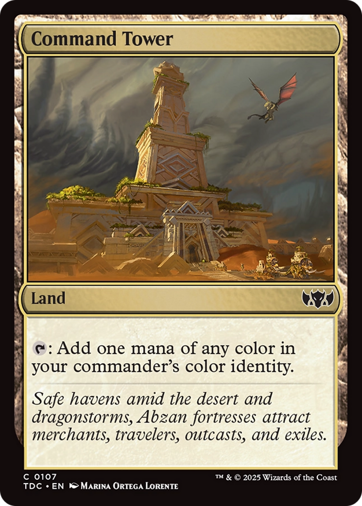Command Tower [Tarkir: Dragonstorm Commander] | The CG Realm