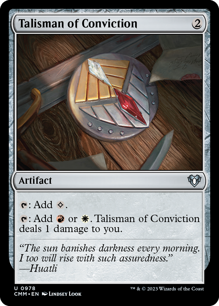 Talisman of Conviction [Commander Masters] | The CG Realm