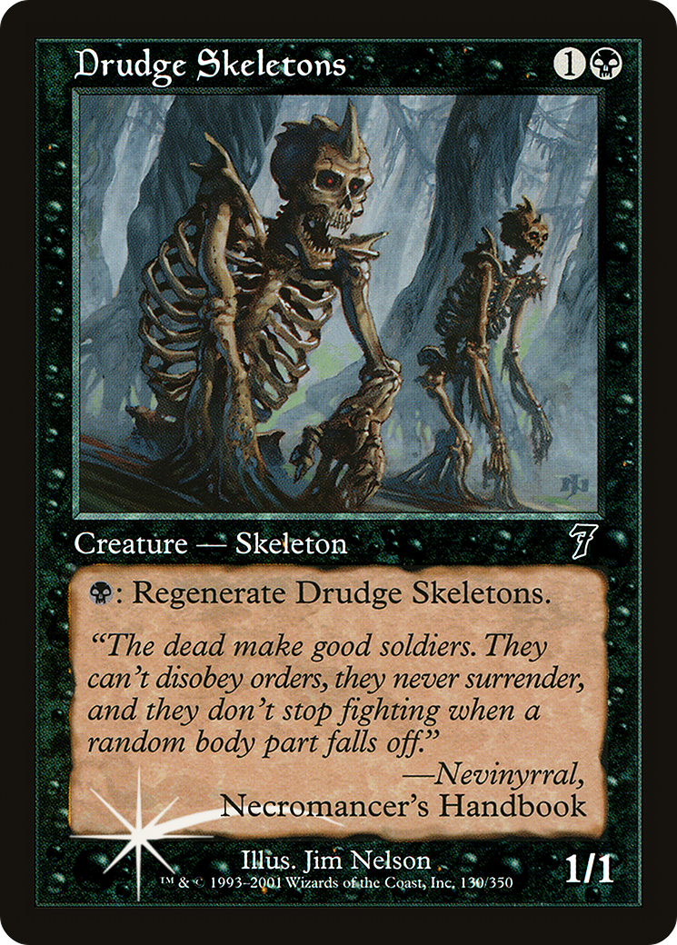Drudge Skeletons (7ED-130) - 7th Edition