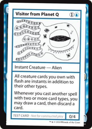 Visitor from Planet Q (2021 Edition) [Mystery Booster Playtest Cards] | The CG Realm