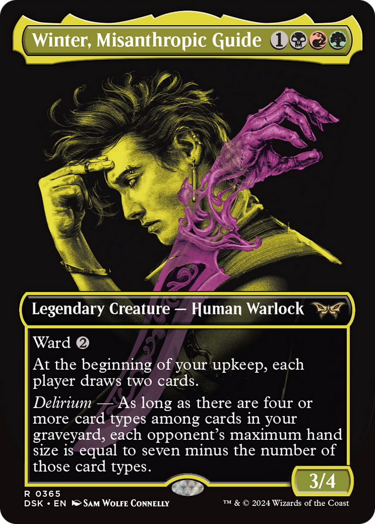Winter, Misanthropic Guide (Showcase) [Duskmourn: House of Horror] | The CG Realm