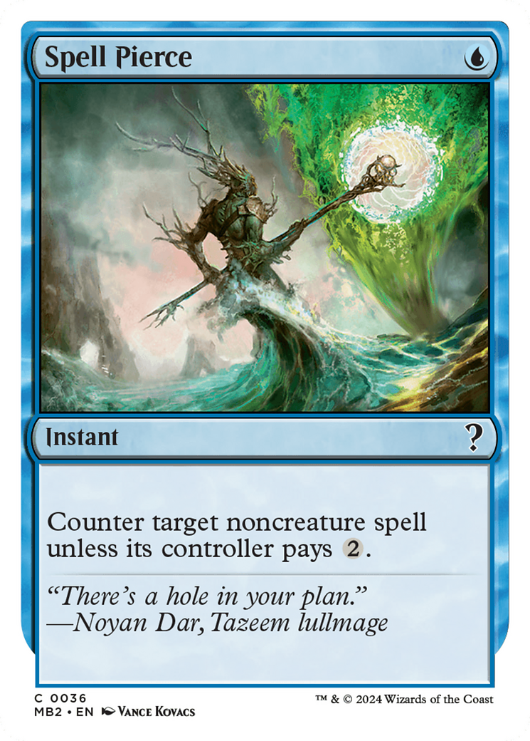 Spell Pierce (White Border) [Mystery Booster 2] | The CG Realm