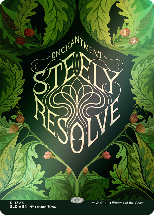 Steely Resolve (SLD-1326) - Secret Lair Drop (Borderless) Foil