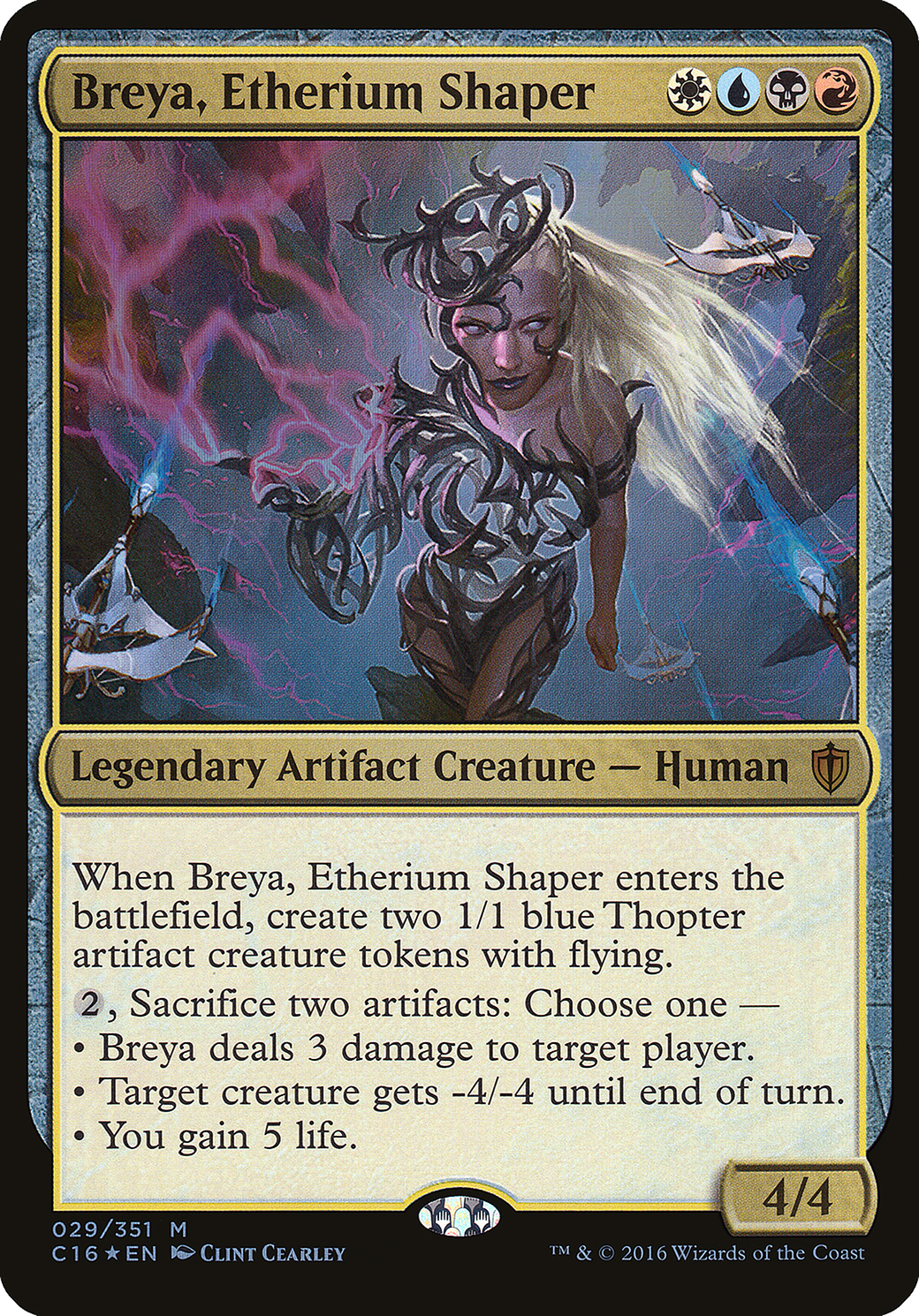 Breya, Etherium Shaper (Commander 2016) (OVER-029) - Commander 2016 Oversized Foil