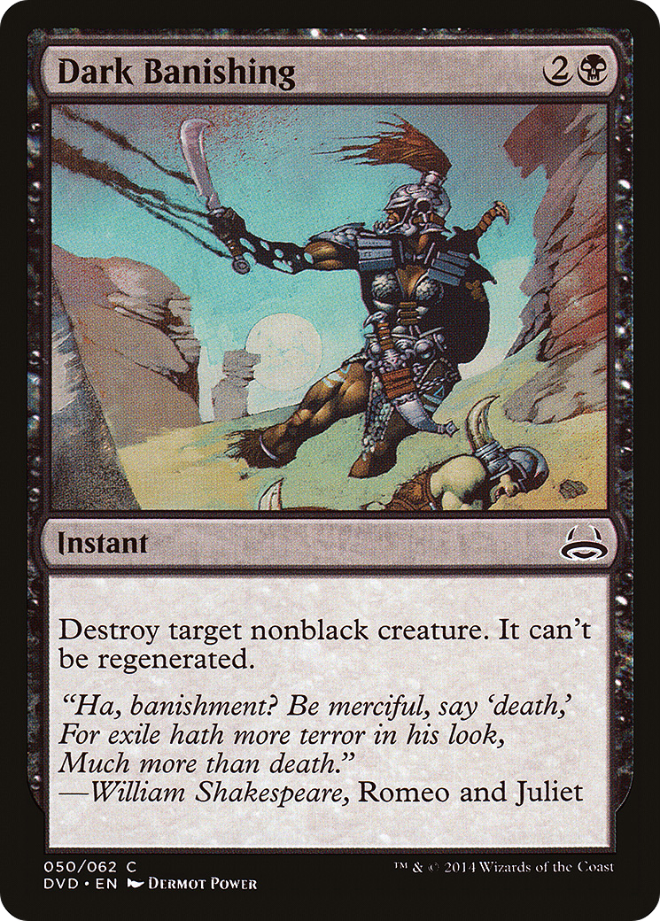 Dark Banishing (DD3-050) - Duel Decks Anthology: Divine vs. Demonic
