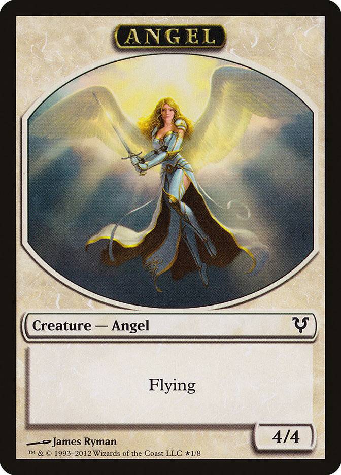 Angel // Demon Double-Sided Token (PRE-1 // 5) - Open the Helvault