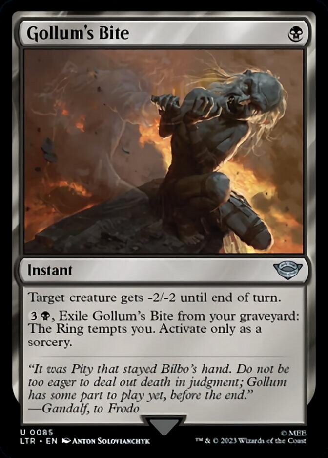 Gollum's Bite [The Lord of the Rings: Tales of Middle-Earth] | The CG Realm