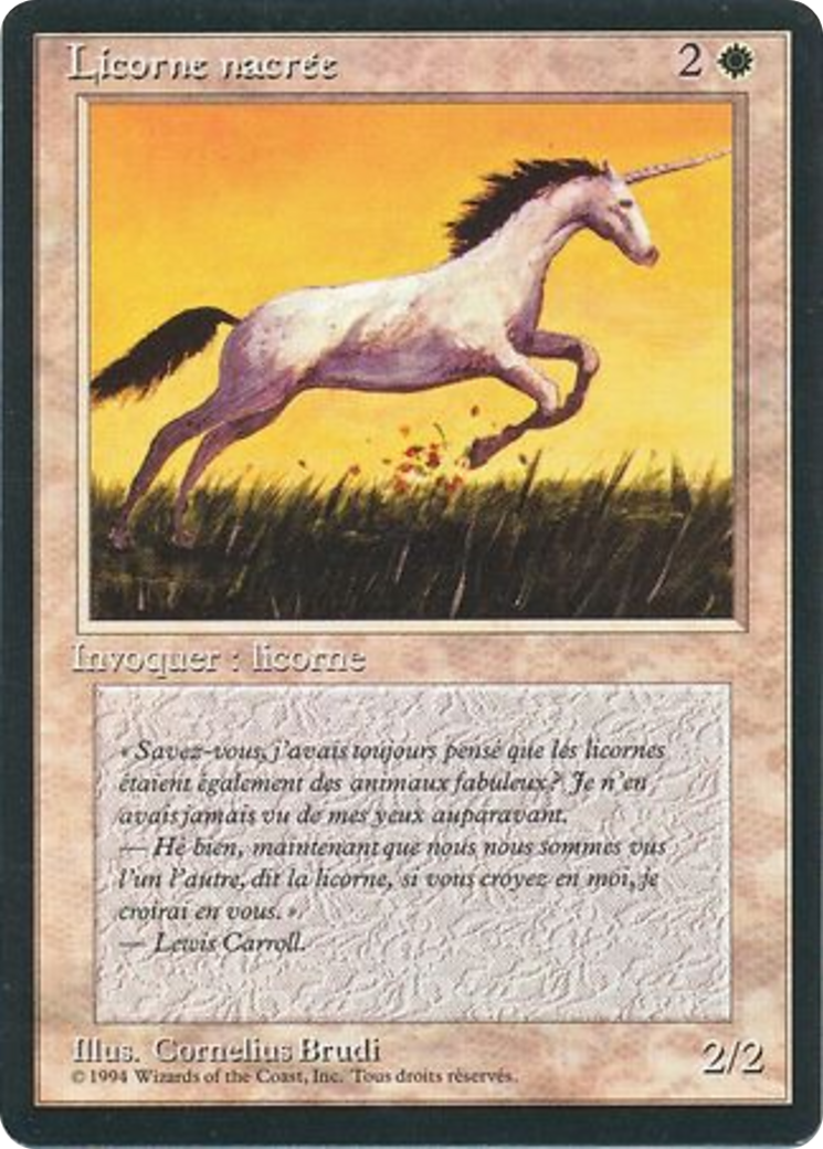 Pearled Unicorn (FBB-) - Foreign Black Border