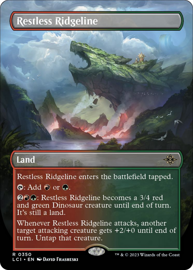 Restless Ridgeline (Borderless) [The Lost Caverns of Ixalan] | The CG Realm