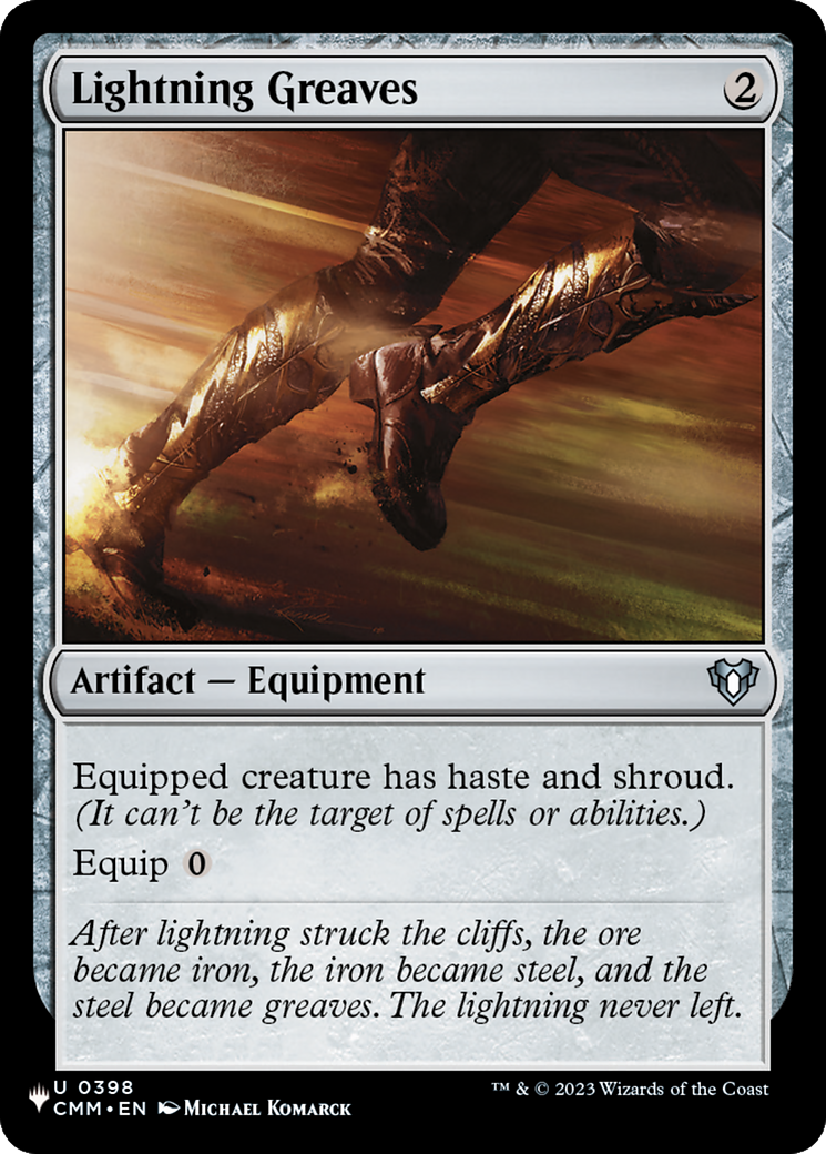 Lightning Greaves (CMM) [The List] | The CG Realm