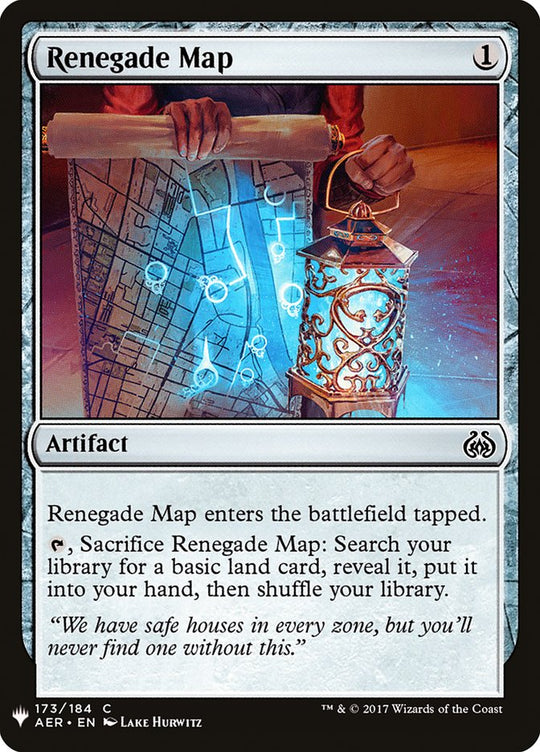Renegade Map (LIST-AER-173) - The List